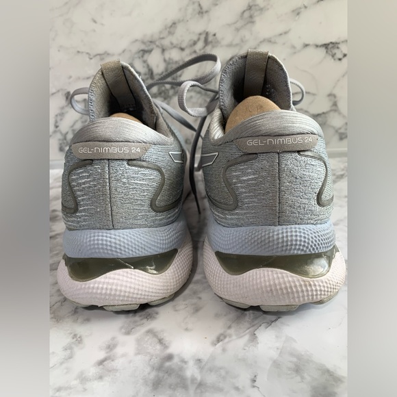 ASICS Women's Gel-Cumulus 23 Piedmont Grey White Running Sz 7 - Picture 3 of 10